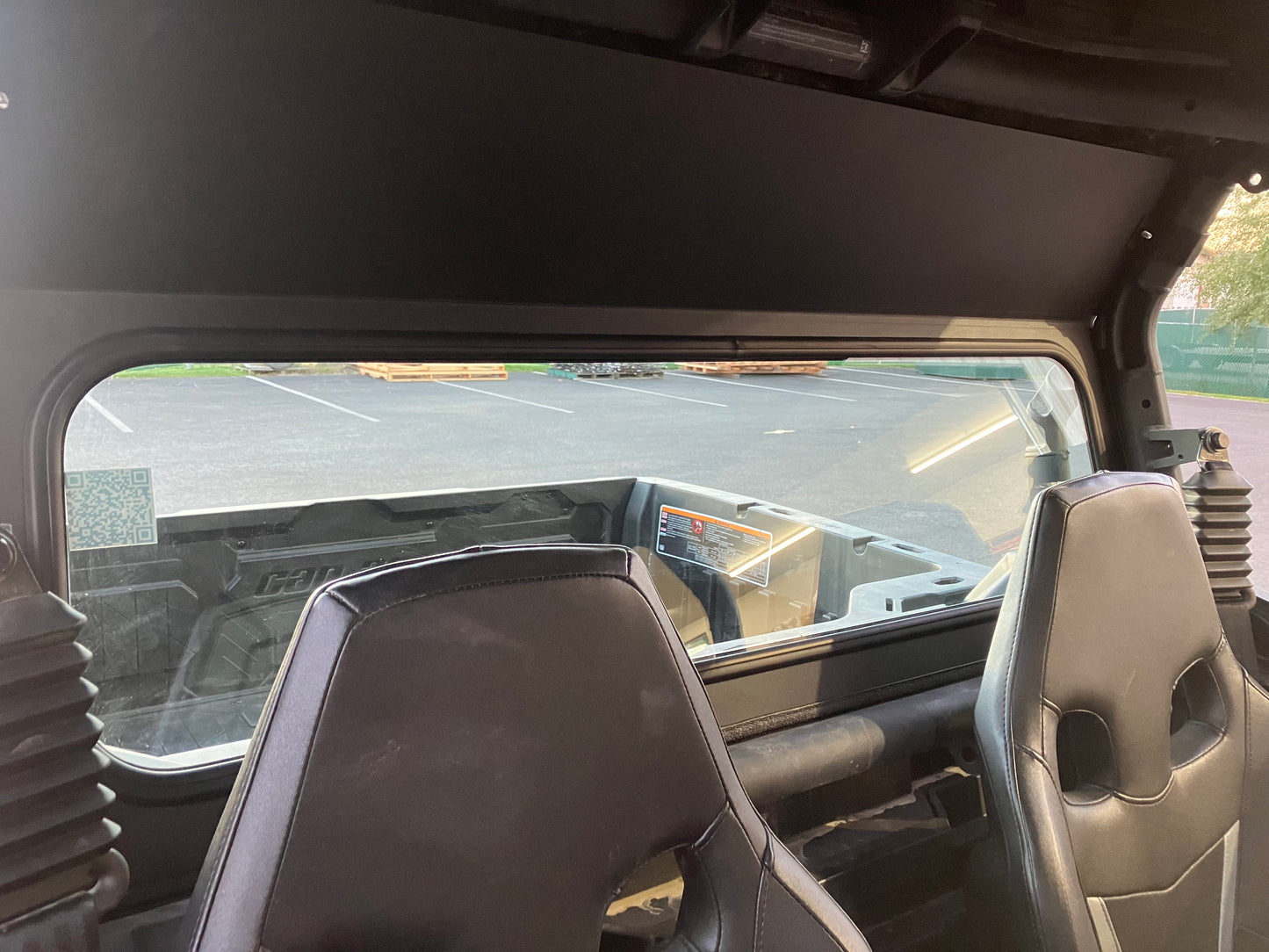 Can AM Commander/Maverick sport  DOT Rear Glass Window