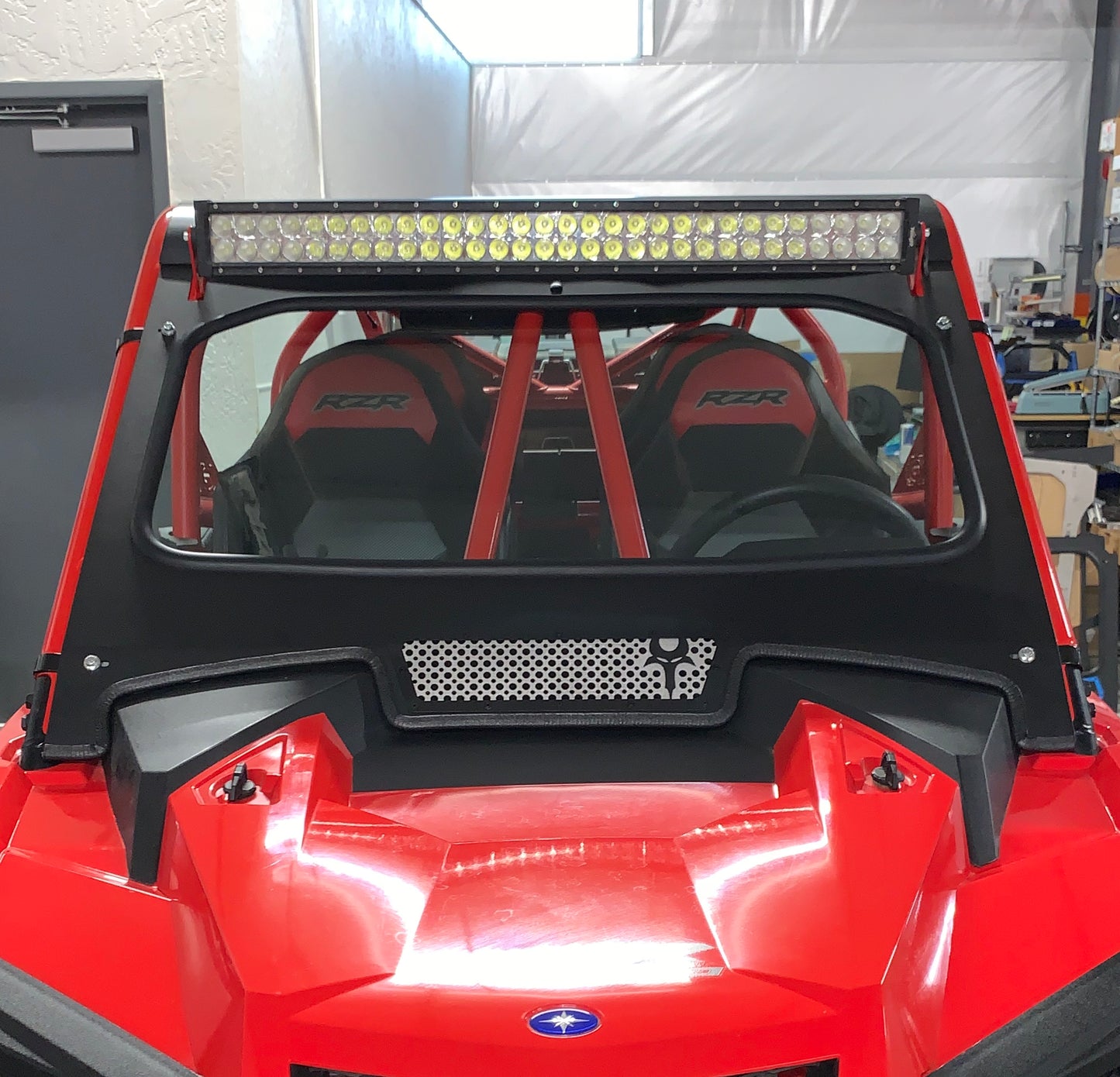 Polaris RZR 1000 & Turbo Glass Windshield for Deviant Race Parts Cage 2019-2022