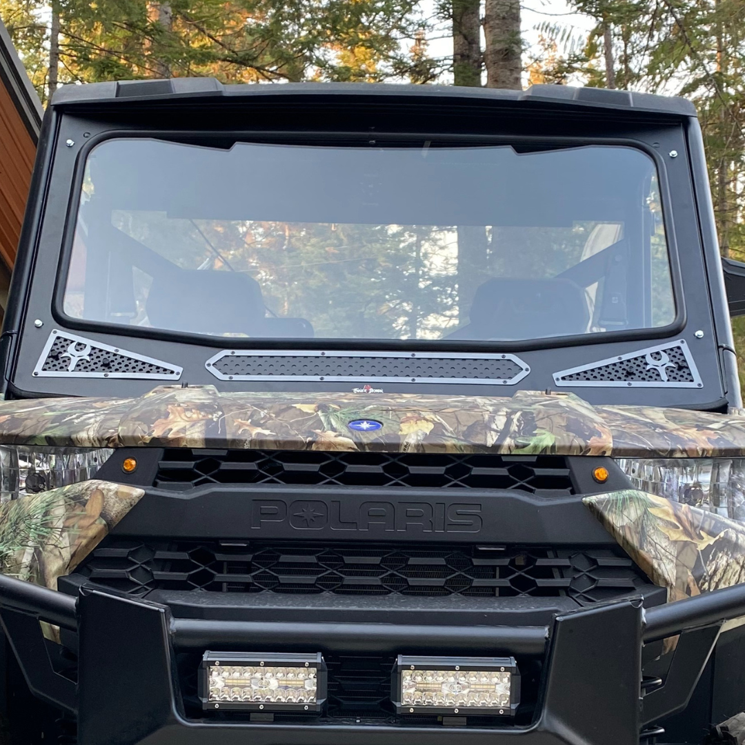 2018+ Polaris Ranger 1000 Glass Windshield