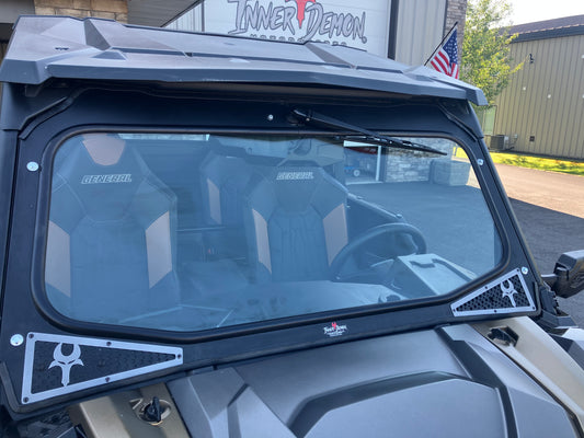US made Polaris General Vented Glass Windshield