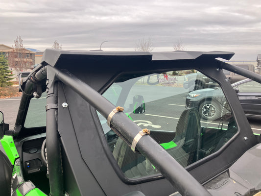 Kawasaki Teryx KRX 1000 Rear glass window with filler plates 2019+